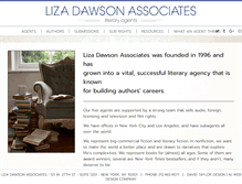 Tablet Screenshot of lizadawsonassociates.com